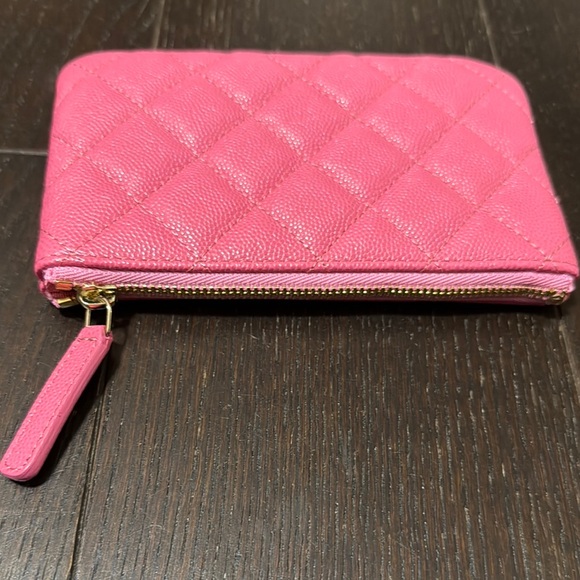 Chanel Pink Quilted Leather Pouch, O Case - Picture 5 of 11